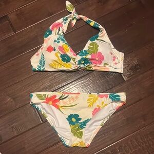 Kate Spade Floral Halter Bikini Set - Size L